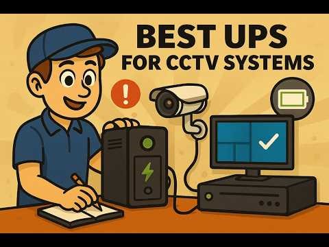 BEST UPS FOR CCTV SYSTEMS — KEEP YOUR CAMERAS RUNNING DURING OUTAGES