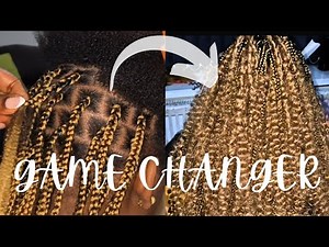 Boho Braids Tutorial | How to Make Bohemian Box Braids for a Natural, Effortless Look|Beginner Guide