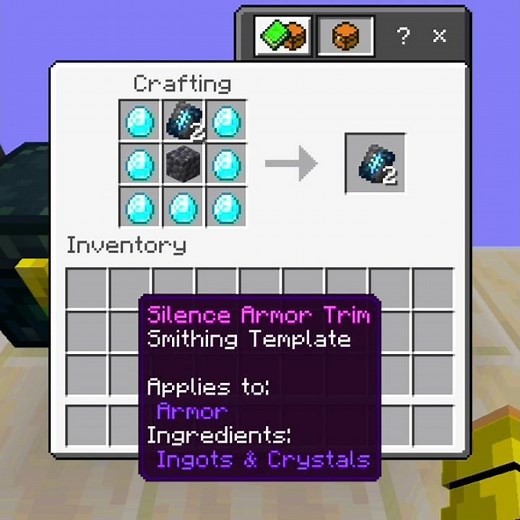 minecraft silence armor trim duplicate