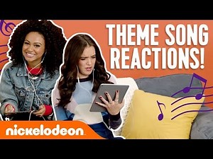 Nick Stars React To Theme Songs 🎵 Ft. JoJo Siwa, Daniella Perkins & More! | #NickStarsIRL