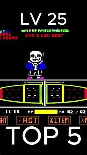 Highest Scaling Player Attacks in Undertale AUs Ranked 🏆#undertale #shorts