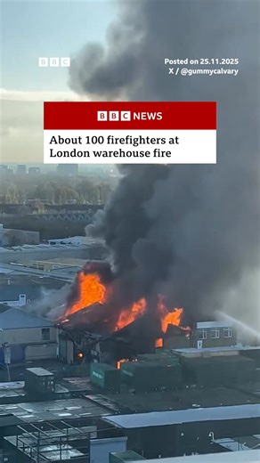 495K views · 1.1K reactions | About 100 firefighters are tackling a...