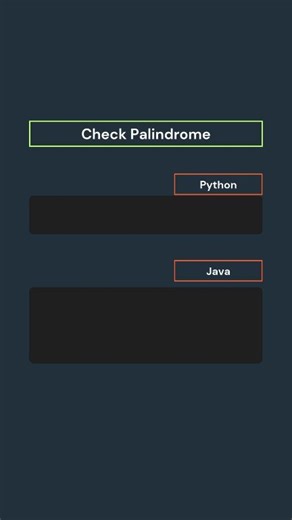 Check Palindrome #PalindromeCheck #StringLogic #PythonBasics | Girl_Coder_impressive