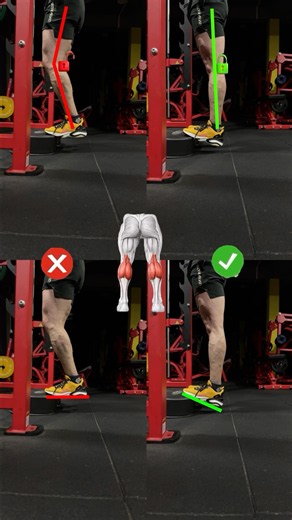 Calf Raise Mistakes and Fixes | Build Bigger Calves Fast! 💪 #shrots #fitness #motivation