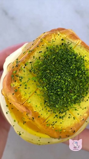 Satisfying Garlic Butter Bread Clay Slime ASMR | Momo Slimes Review