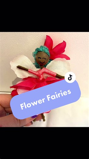 My little flower fairies 🧚 which is your favourite? #learnontiktok #forkids #fairy #fairies #handmade