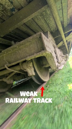 Meter gauge train on weak track | #railway #trains #trainvideo | Md. Saifur Rahoman Shuvo