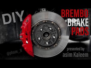 How to change Camaro SS 1LE Brembo 6 piston brake pads