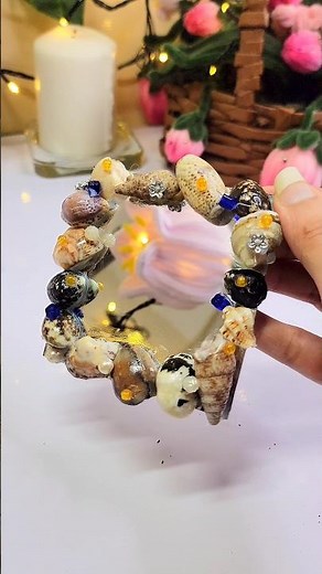 DIY Seashell Mirror | Easy Home Decor Idea ✨