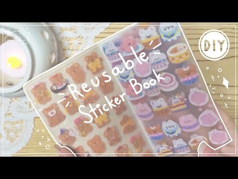 ◗ DIY: Reusable Sticker Book ◖ (Tutorial ♡)