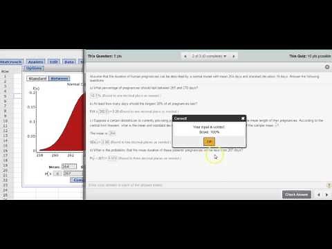 StatCrunch:Sampling Distribution for Sample Mean