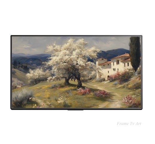 Tuscan Landscape Frame TV Art for Samsung the Frame | Italian Countryside Digital Download - Etsy