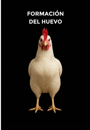 El recorrido del óvulo en las gallinas paso a paso