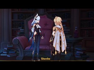 All Shenhe Voice Lines - Imaginarium Theater Lobby