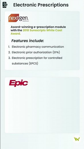 Electronic Prescriptions: NextGen vs Epic