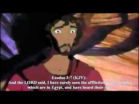 The Prince Of Egypt (1998) - The Burning Bush (Biblically Subtitled)