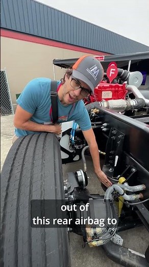 Steering Tag Axle On Big Busses And Motorhomes On A Bear Chassis #freightliner #motorhome