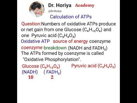 ATP calculation|Calculation of ATP|Oxidative ATP|Sub Strate ATPs