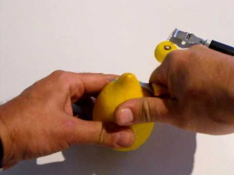 décoration avec un citron, decorating with a lemon