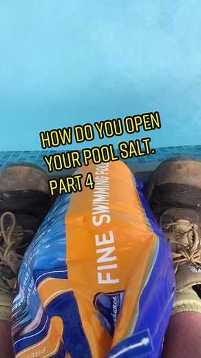 You do use pool salt right??? #pooltok #poolmaintenance #poolguy #pool #satisfying #asmr #oddlysatisfying #poolsalt
