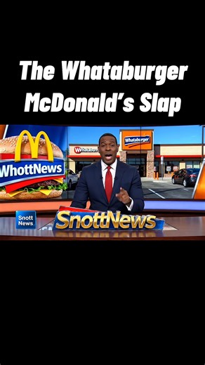Scott Everett Nichols on Instagram: "Whataburger McDonald’s slap SnottNews – Whataburger Brawl Erupts After Louisiana Man Dares Praise McDonald’s Inside the Restaurant Authorities are looking into a quick but intense fast-food feud that unfolded right at the counter of a Louisiana Whataburger, where a local man was promptly open-hand slapped by a Texas woman for uttering what witnesses called “the ultimate culinary blasphemy.” The clash ignited when the man, waiting in line, casually remarked to