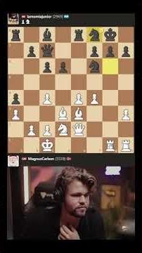 Magnus Carlsen's BRUTAL Pawn Sacrifice Destroyed the King's Defense! #chess