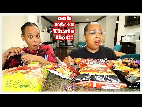 FIRST TIME TRYING HOT AND SPICY EXOTIC SNACKS