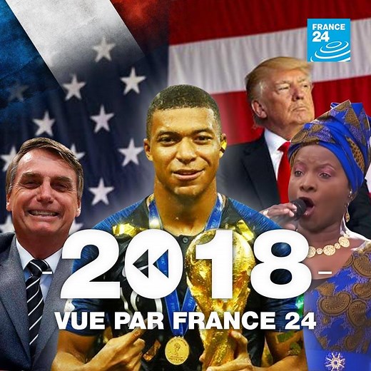 1.5M views · 2.5K shares |  Quels événements retenir de l'année 2018 ? Les journalistes de FRANCE 24 vous racontent leur souvenir le plus marquant ⤵ | FRANCE 24 | Facebook
