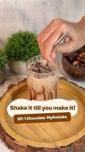 High Protein Chocolate Milkshake🍫