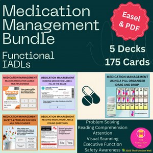 Medication Management Bundle - Prescriptions - Safety - Adult Speech Therapy