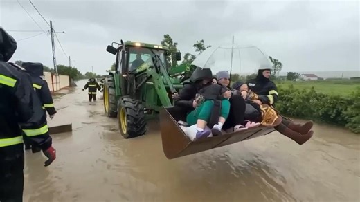 Several areas in Romania hit by flooding after two days of heavy rain