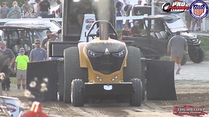 OSTPA Pro Stock Tractor pulling action from night one of the Knox County Clash at the Knox County Fair in MT. Vernon, OH! #OSTPAPulling #ProPulling #TractorPulling #Turbocharged - Pro Pulling League | Thurston Pulling Photos