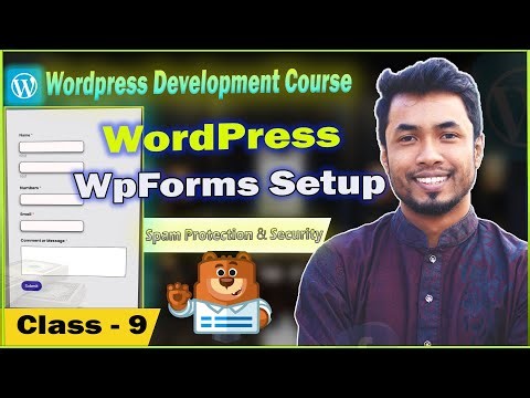WordPress Wpforms Setup | WPForms Plugin Tutorial | WordPress Full Course Bangla - Class 9