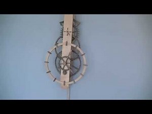 Ascent Wooden Gear Clock