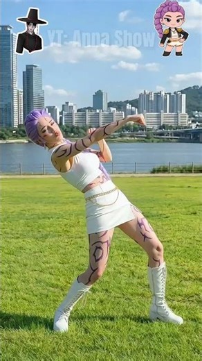 Rumi's dance challenge 💃😂👩‍🎤 #cosplay #kpopdemonhunters