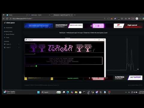 Teaola Botnet vs Dstat 100 gig pre con