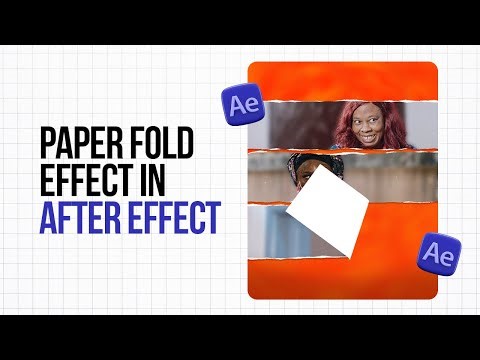 Paper Fold/ Page Turn Animation in After Effects (2025)