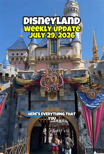 🏰 Disneyland Update! For people planning a trip soon to Disneyland and Disney California Adventure, here is everything you need to know for the week of July 29, 2026 Summer hours end the weekend of August 21. During the summer Disneyland has daily fireworks, parades, and Fantasmic. After the summer, fireworks and Fantasmic are just Friday, Saturday, and Sunday 🎇 We talk about what rides are closed at Disneyland this week #tiktokgorisingstarsL2 #disneyland #disneytips #disneylandcalifornia #dis