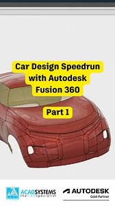 🚗 Watch the full video of car design using Autodesk Fusion 360 on YouTube. Get 3 Autodesk Fusion 360 for the price of 2. Head over to https://acadsystems.com/fusion-360-cloud/ for the best deal. Limited time offer. #acadsystems #autodesk #fusion360 #fusion360community #tiktokmalaysia #autodesktutorial #fusiontutorial #tutorials #techtok #engineering #3ddesign #teknik #teknikmesin #premiumtraining #AutoCADSpecializedToolset #autodeskgoldpartner #autodeskauthorizedtrainingcenter #autodeskauthoriz
