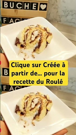 👉 Roulé facile fourré ganache chocolat et chantilly 🍫🍰 | Recette moelleuse #macuisineauquotidien