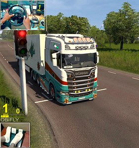 Brake check 🚦 scania S730. #EuroTruckSimulator2 | OBiFLY