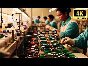 Factory Makes MILLIONS of Eyeglasses in Minutes