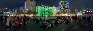 Vivid Night Light Show at Customs House, Sydney 360 Panorama | 360Cities