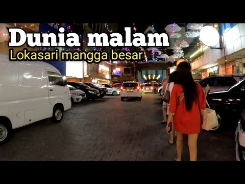 Suasana malam Minggu di Tempat hiburan malam Lokasari mangga besar jakarta barat.
