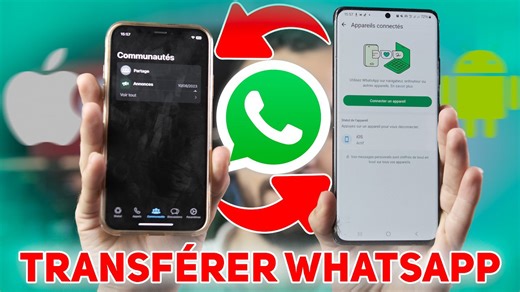 Comment transférer WhatsApp Android vers iPhone