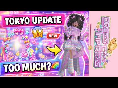 DTI TOKYO UPDATE 😱 + I TRIED TOKYO DECORA 🌈✨#roblox #robloxdressup #dresstoimpress #royalehigh #dti