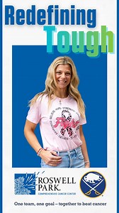 For nearly nine years, Roswell Park’s Dr. Laura Mango helped patients fight cancer—never expecting to face the diagnosis herself. Now cancer-free and back caring for patients, Dr. Mango is #RedefiningTough. 💪🩷 See her story—and others—at https://www.roswellpark.org/tough #RoswellStrong #RedefiningTough | Roswell Park Comprehensive Cancer Center