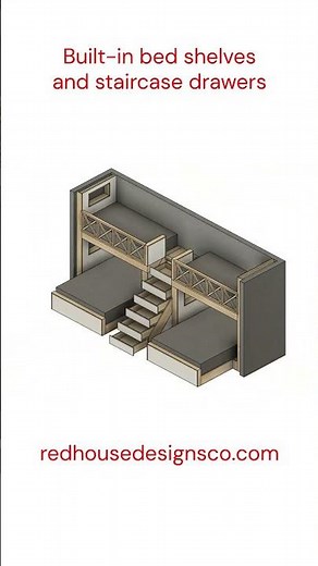 Ultimate Shared Room Bunk Bed | Design #067