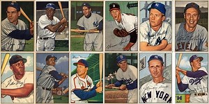 1952 Bowman Baseball Cards - 12 Most Valuable - Wax Pack Gods