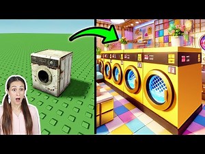 €1 to €1,000,000 Laundromat Challenge! - Laundry Simulator (Roblox) || SpeelXL